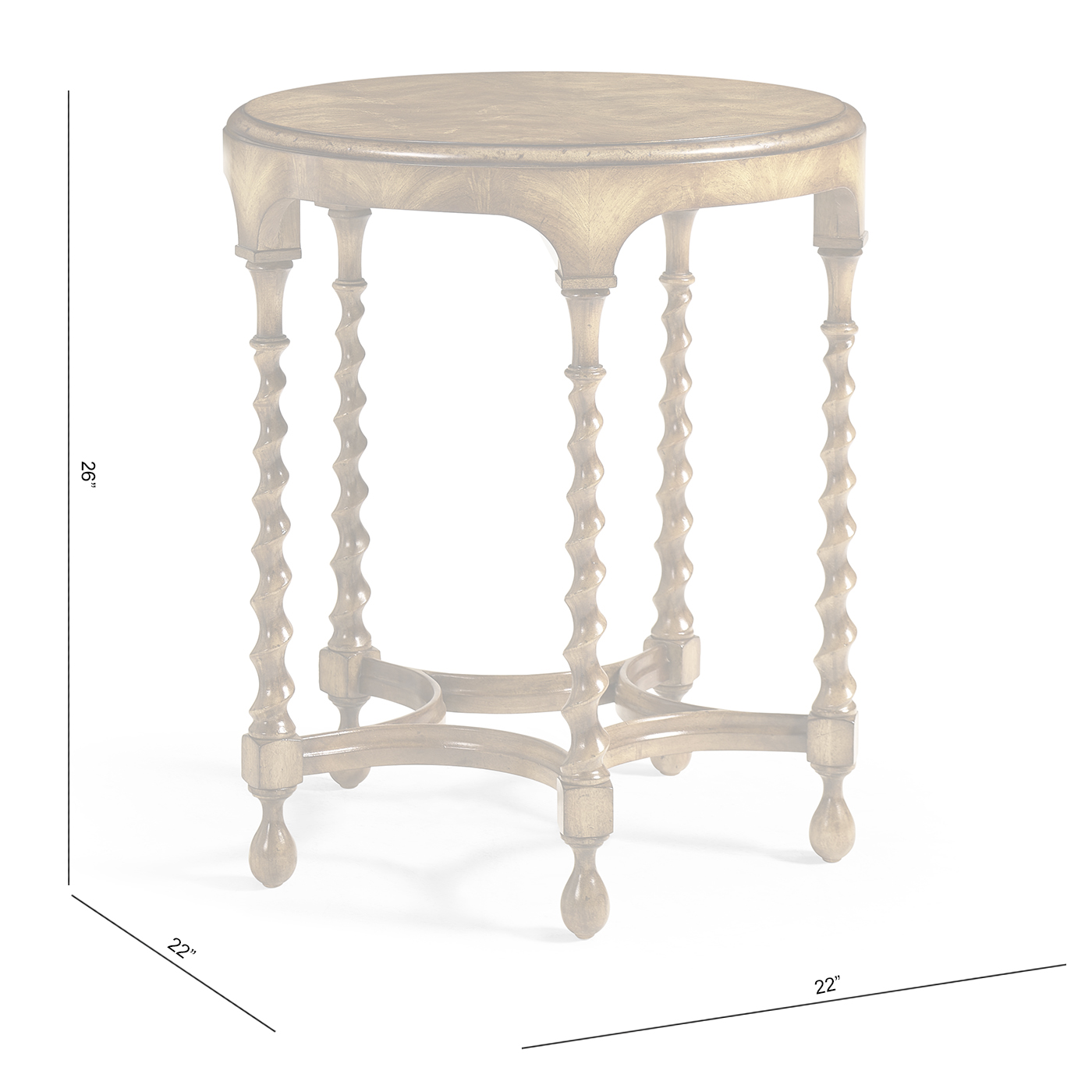 Orsman Round Side Table