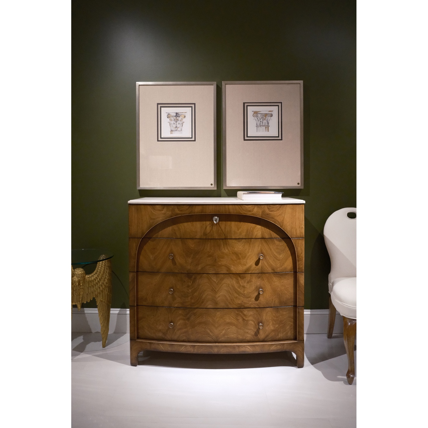 Orsman Three Drawer Nightstand