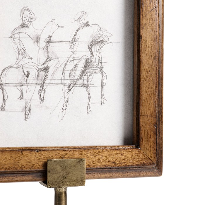 Orsman Walnut Picture Frame Stand (5