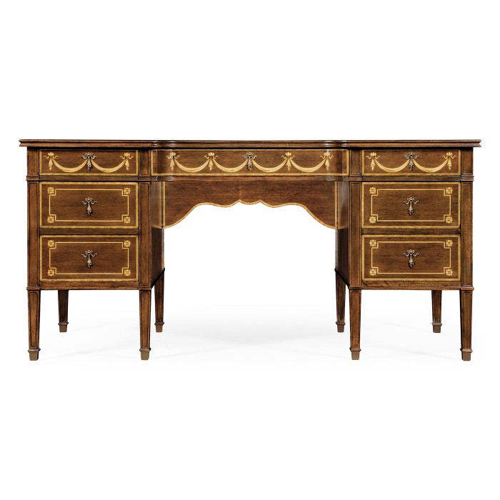 Mahogany sheraton inspired writing desk