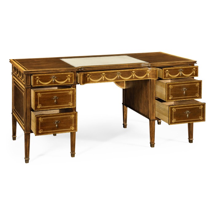Mahogany sheraton inspired writing desk