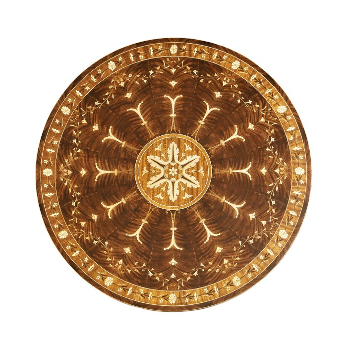 Mahogany Round Dining Table 48
