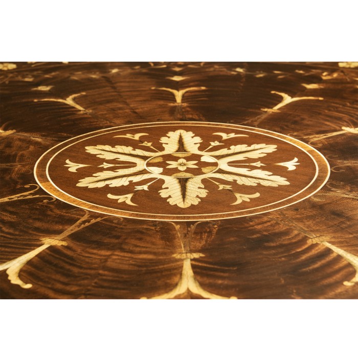 Mahogany Round Dining Table 48