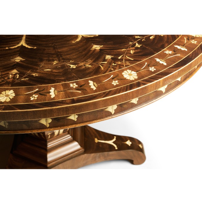 Mahogany Round Dining Table 48