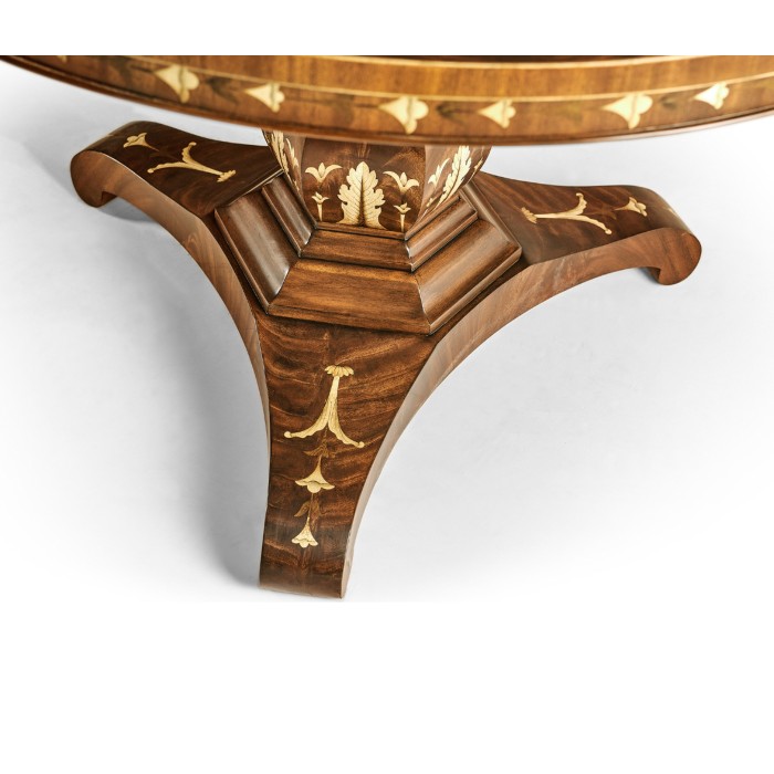 Mahogany Round Dining Table 48