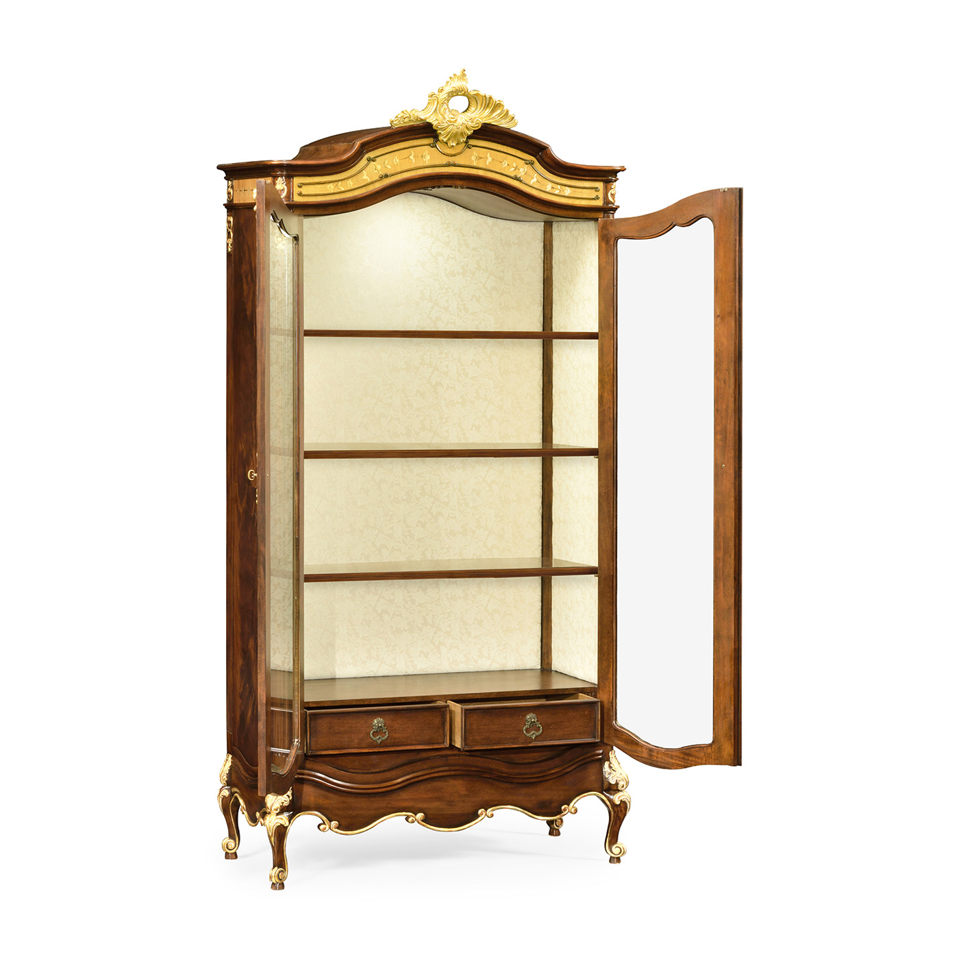 French Provincial Mahogany Armoire
