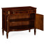 Bowfront mahogany side cabinet (high seen)