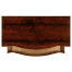 Bowfront mahogany side cabinet (high seen)