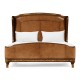Louis XV Style Burl Walnut Cali King Bed