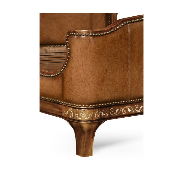Louis XV Style Burl Walnut UK Queen Bed