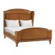 Louis XV Style Burl Walnut UK Queen Bed