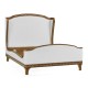 Louis XV Style Burl Walnut US Queen Bed