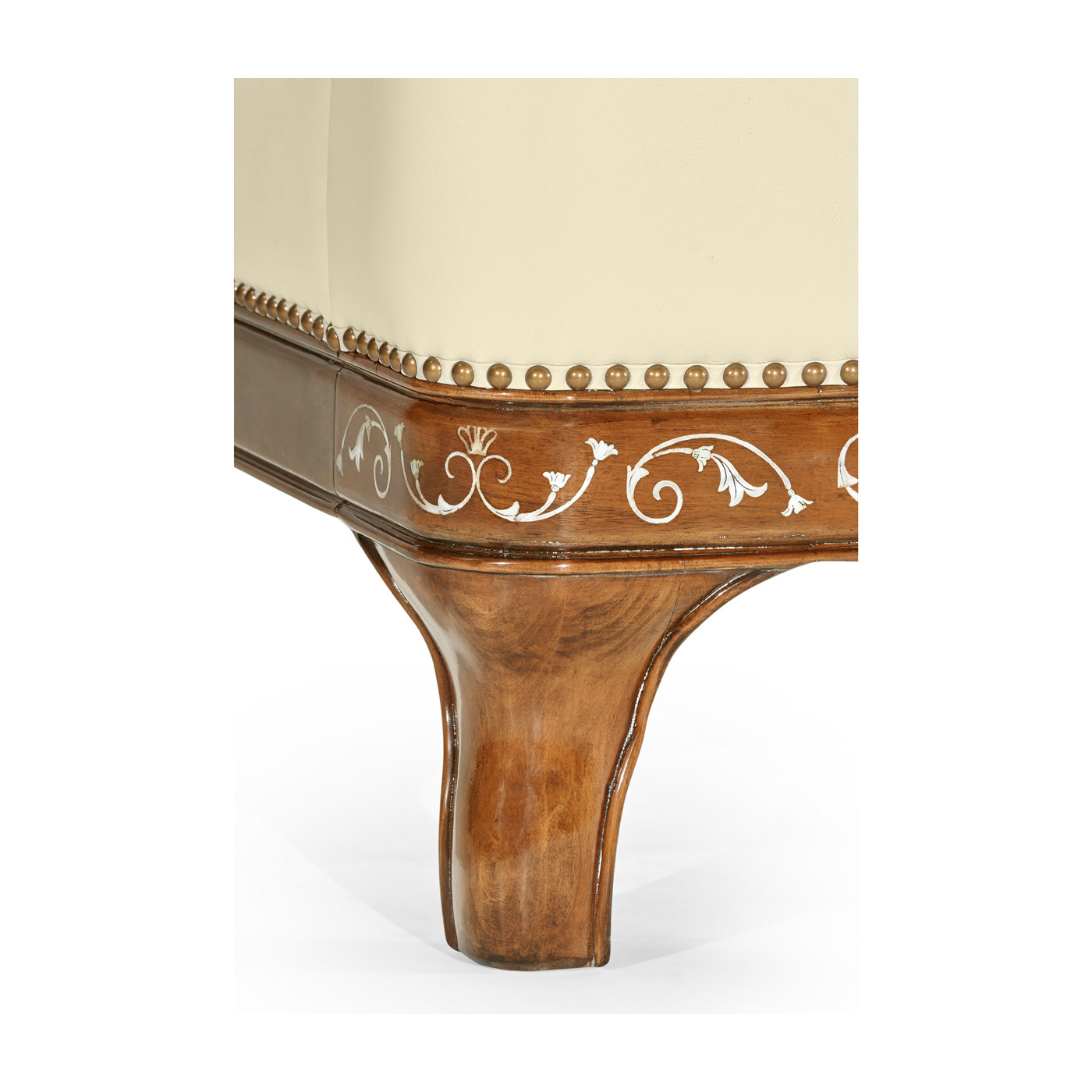 Louis XV Style Burl Walnut US Queen Bed