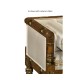 Regency Style Walnut Upholstered Settee