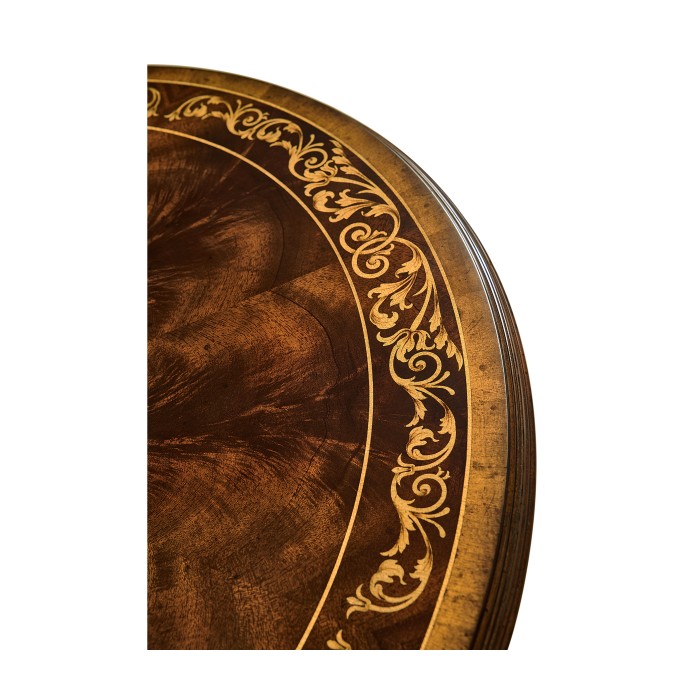 Napoleon III mahogany centre table with gilded details