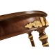 Napoleon III mahogany centre table with gilded details