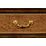 Mahogany and leather inlaid side table with drawers