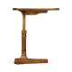 Burl & Mother of Pearl Adjustable Sofa/Bed Table