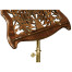 Mahogany Fretwork Adjustable Music Stand