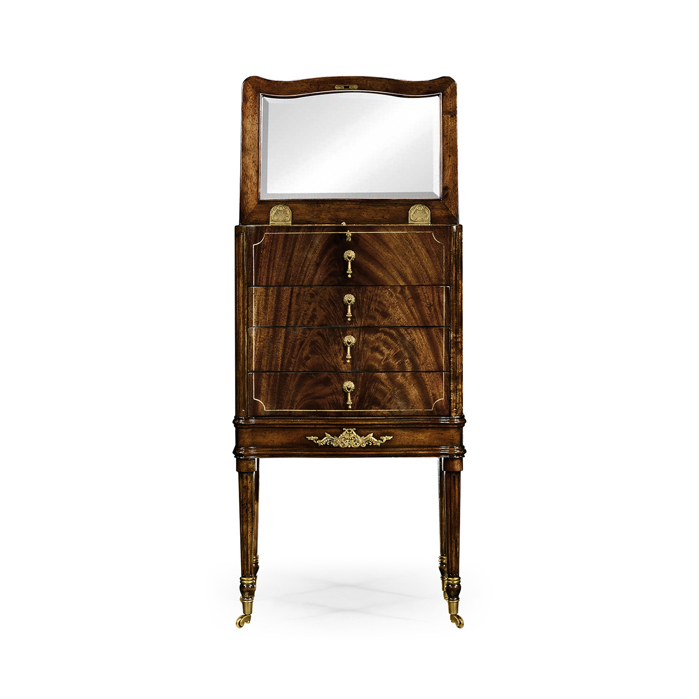 Mahogany Jewellery Collectors Cabinet