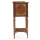 Pair of Burl & Mother of Pearl Bedside Cabinets with Undertier