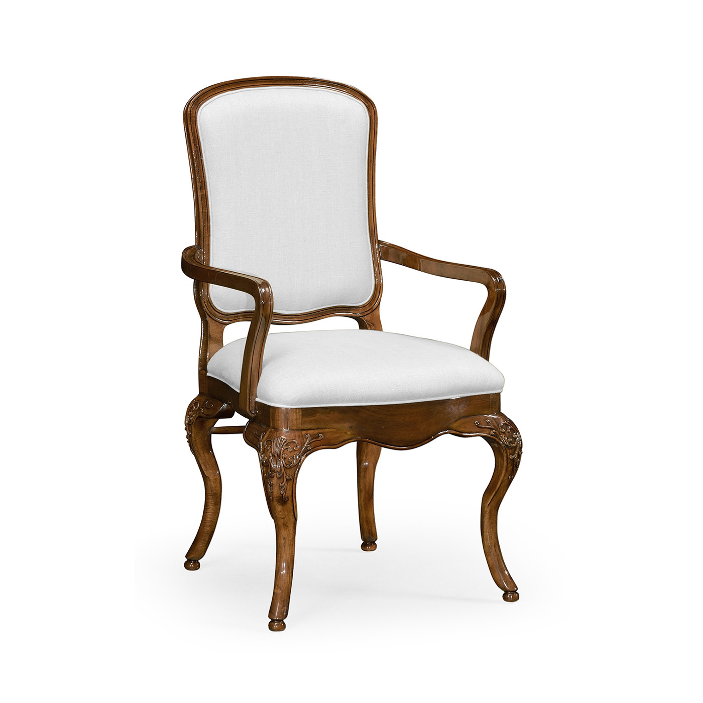 Duchess Burr Walnut Arm Chair