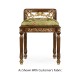 Burl & Mother of Pearl Dressing Stool
