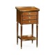 Mahogany and Leather inlaid lamp table with drawers