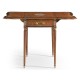 Burl & Mother of Pearl Rectangle Pembroke Table