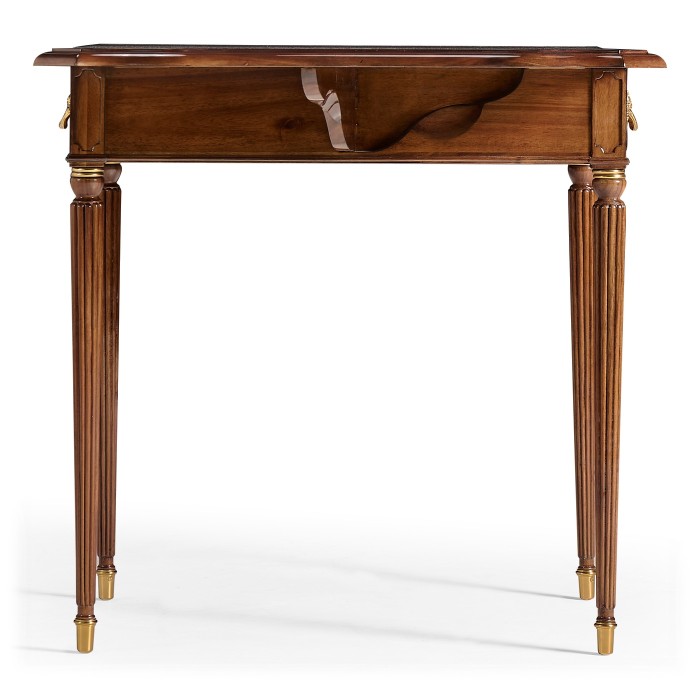 Burl & Mother of Pearl Rectangle Pembroke Table