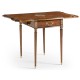 Burl & Mother of Pearl Rectangle Pembroke Table