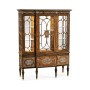 Burl & Mother of Pearl Display Cabinet