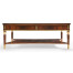 Mahogany William IV style gilded square coffee table