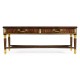 Mahogany William IV style gilded rectangular coffee table