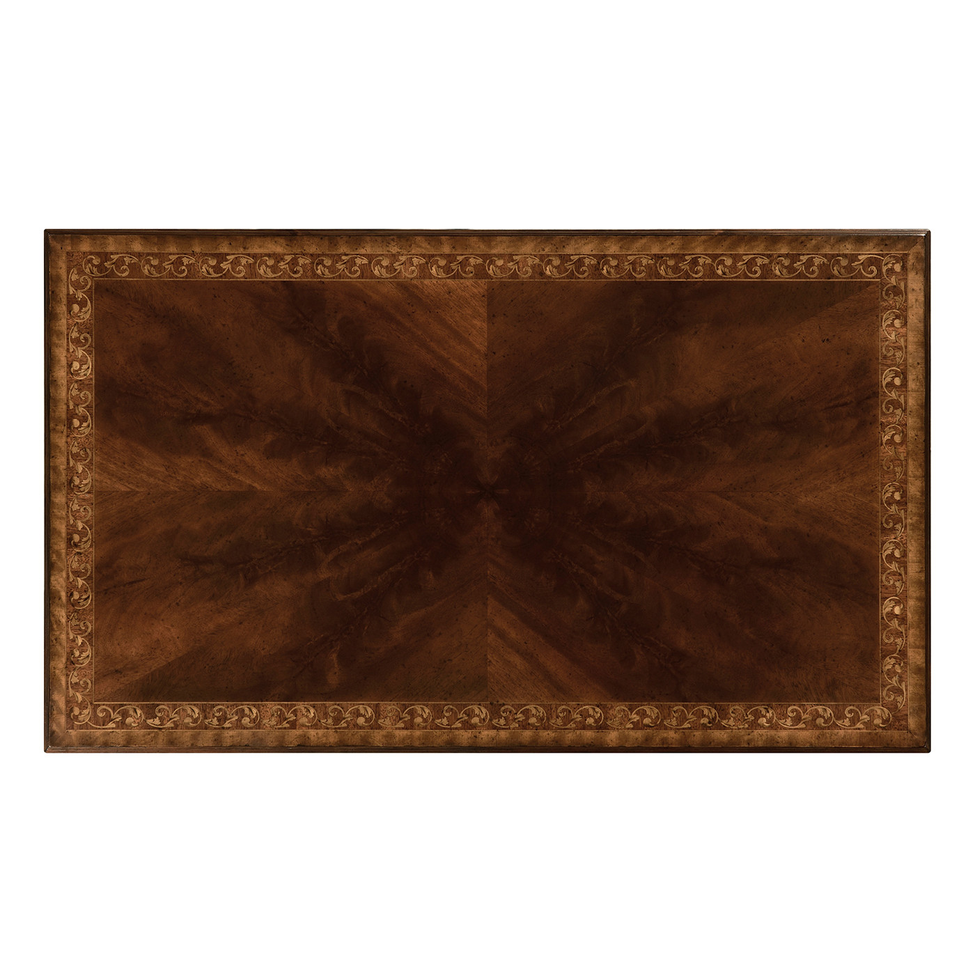 Mahogany William IV style gilded rectangular coffee table