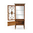 Left Opening Burl & Mother of Pearl Display Cabinet