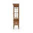 Left Opening Burl & Mother of Pearl Display Cabinet