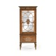 Right Opening Burl & Mother of Pearl Display Cabinet 