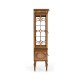 Right Opening Burl & Mother of Pearl Display Cabinet 