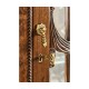 Right Opening Burl & Mother of Pearl Display Cabinet 