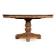 Burl & Mother of Pearl Round Dining Table (Lazy Susan) 59