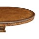 Burl & Mother of Pearl Round Dining Table (Lazy Susan) 59