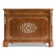 Burl & Mother of Pearl Faux Partners Desk