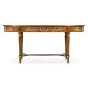 Burl & Mother of Pearl Oval Coffee Table
