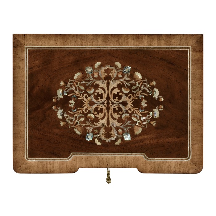 Vanity/ Jewellery cabinet with fine MOP & marquetry inlay
