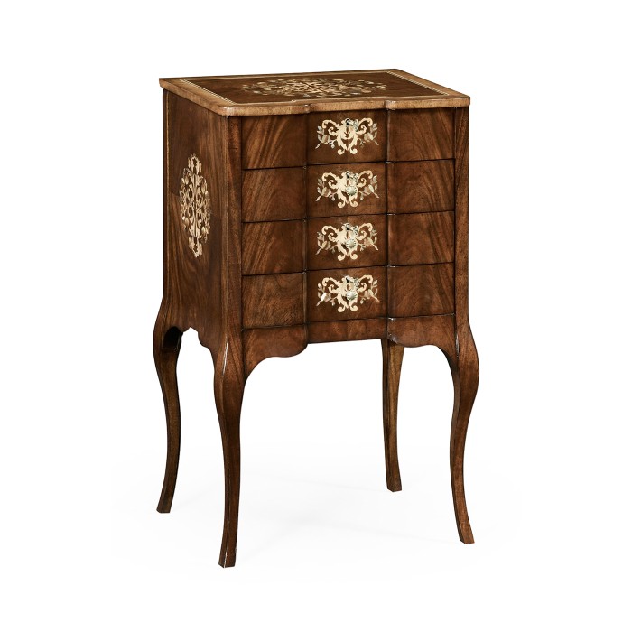 Vanity/ Jewellery cabinet with fine MOP & marquetry inlay