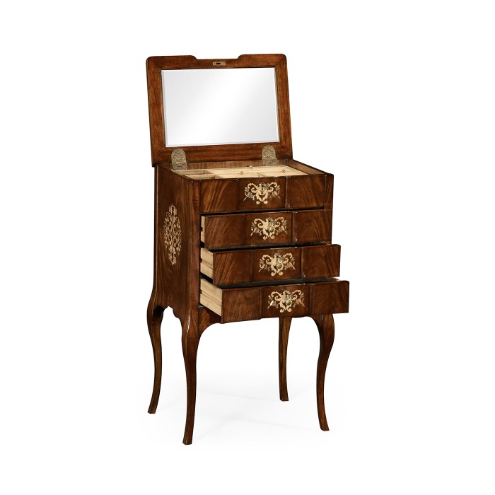 Vanity/ Jewellery cabinet with fine MOP & marquetry inlay