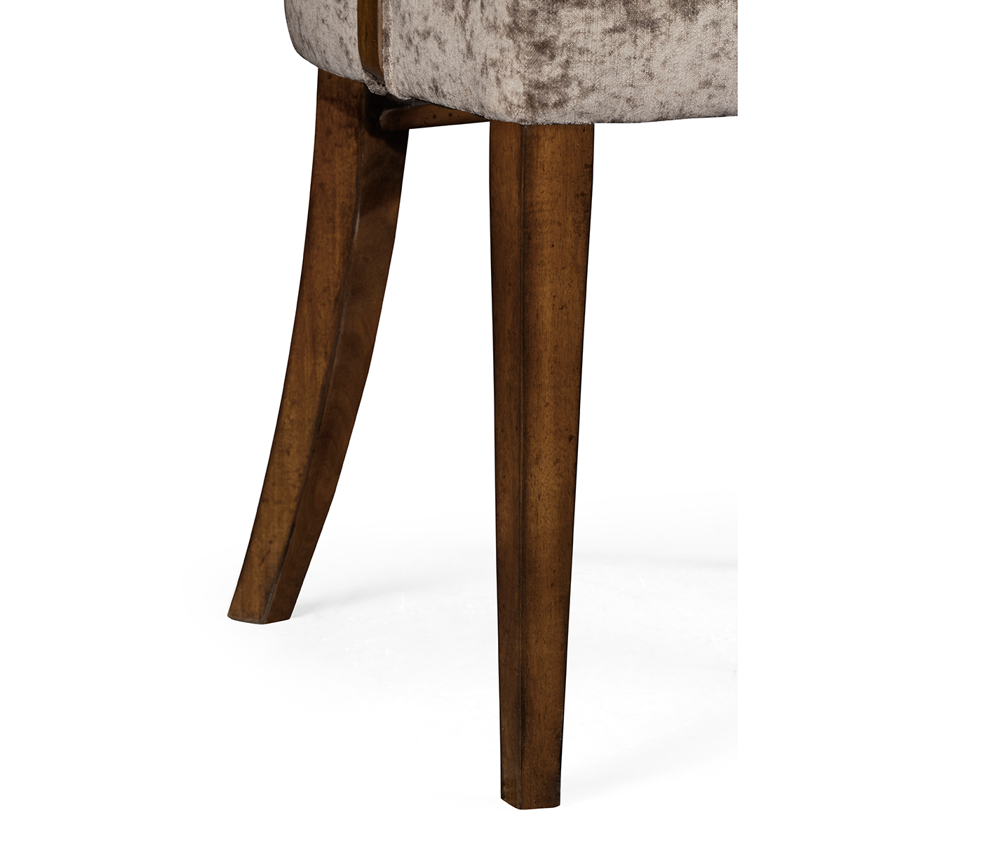 Biedermeier Style Dining Arm Chair with Fine Mop & Marquetry Inlay