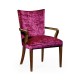 Biedermeier Style Dining Arm Chair with Fine Mop & Marquetry Inlay