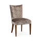 Biedermeier Style Dining Side Chair with Fine Mop & Marquetry Inlay